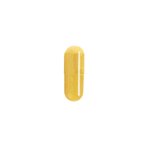 Collagen supplement bottle in softgel or capsule form